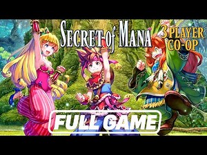 Secret of Mana Gameplay Walkthrough Full Game Longplay SNES 3 Player Co-Op