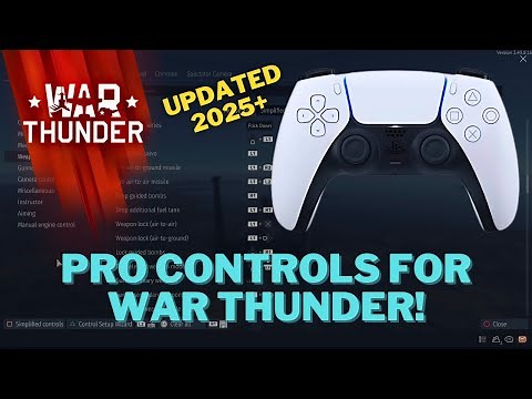 Pro War Thunder Controls And Settings For Controller! (UPDATED 2025) | PS5, Xbox, etc.