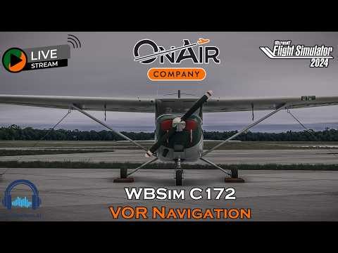 Pilot Training | VOR Navigation | OnAir Flight | VATSIM Briefing | MSFS 2024 🛩️