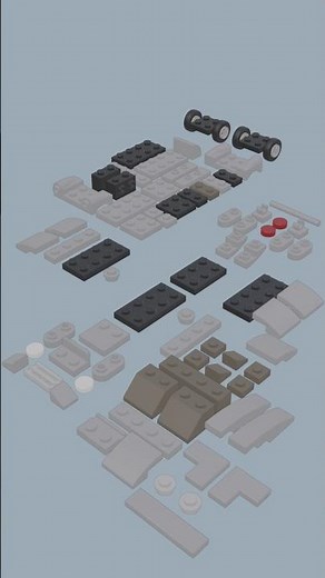 Fast LEGO time-lapse of the Mini Aston Martin DB5! 🏎