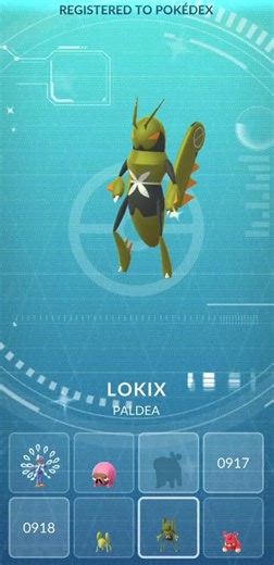 Evolving shiny Nymble #pokemon #pokemongo #evolvepokemon #shinypokemon #nymble #lokix
