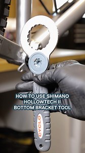 🔧 Cyclo Shimano Hollowtech II Bottom Bracket Tool 🔩 The Cyclo Shimano Hollowtech II Bottom Bracket Tool is engineered for effortless removal and installation of Shimano Hollowtech II bottom brackets, as well as Campagnolo Ultra-Torque and other threaded bottom brackets. With precision design and durability, it ensures a secure fit and smooth operation every time. Plus, it comes with a magnetic cap remover tool for added convenience. #OptimisedByWeldtite #cycling #biketech #bikelife | Weldtite