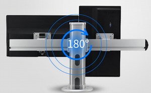 [Hot Item] Ergonomic Long Full Motion Monitor Stand Height Adjustable Standing Monitor Computer Monitor Arm Desktop Monitor Stand