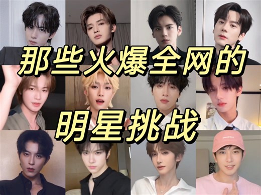 盘点内娱男明星dy挑战合集【如果有多一张船票/夹心摇3/鸳鸯戏dj摇/一个人的夜/刀马刀马】