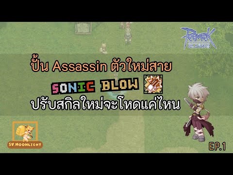 [Ragnarok Classic SV.Moonlight EP.1] ปั้น Assassin ตัวใหม่สายSonic Blow ปรับสกิลใหม่จะโหดแค่ไหน