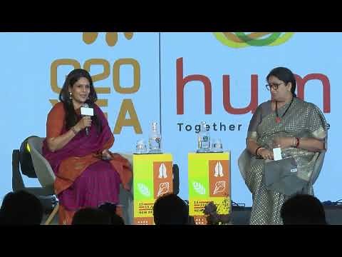 Inspiring Dialogues of the G20 YEA 2023 Summit: Palki Sharma & Smriti Irani