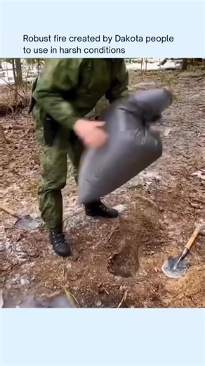 Space 🌌🚀 | The Dakota Fire Hole is a traditional Indigenous fire-making technique that uses design and airflow instead of size to create an incredibly... | Instagram