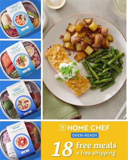 Home Chef is a meal kit delivery service that delivers fresh, pre-portioned ingredients, quality proteins and easy to follow recipes right to your door! Get 18 free meals today PLUS free shipping on your first box! | Home Chef