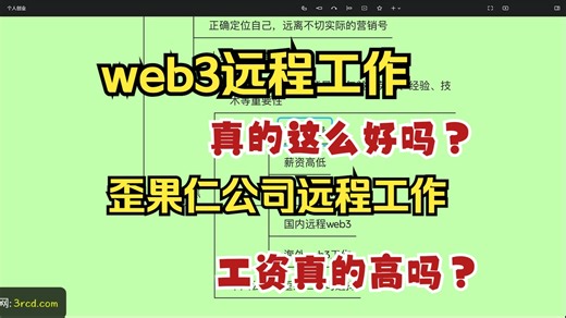 详解web3远程工作以及纯外国人公司远程工作的优缺点