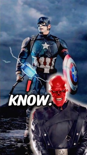 "Red Skull Predicted Captain America's Future Years Ago 🤯" || #shorts