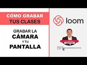 Cómo GRABAR VIDEOS para tus CLASES - Grabar la CÁMARA y la PANTALLA de tu computadora