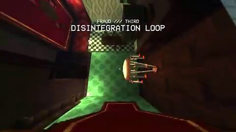 Bonus Fact:8-3: DISINTEGRATION LOOP, rather than the usual one, features four title cards across the level.First, in the false opening. Second, when you drop into the Escher Entrance. Third, when you reach the Split Door Hub. Fourth, when you enter the celestial section.