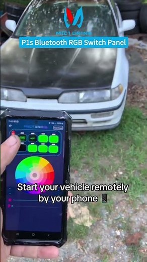 MICTUNING P1s Bluetooth RGB Switch Panel🔥Control your lights like never before!