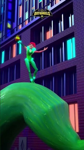 The Pumpkins are Alive 🎃 #PoisinIvy #Halloween #Batwheels #Cartoonito #shorts