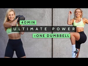 40 MIN ULTIMATE POWER - EMOM Style | Full Body | One Dumbbell | Strength & Conditioning | Hot Sweaty