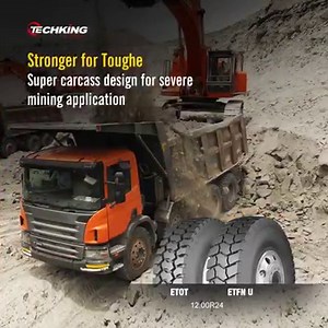 #Techking Performance Guaranteed & CPH/CPKM Saved Tire Solution! ✅Looking for a sustainable and long-term tire supplier partnership? TECHKING, your trustworthy and reliable tire solution provider on mining and construction industry! ✅Comprehensive and competitive product range of TECHKING OTR and TBR tires has been well approved worldwide by prestigious OE manufacturers and global big end-users, including underground LHD & truck, open-pit loader, dozer, grader, ADT, RDT, crane, industrial applic