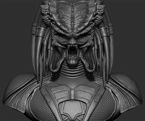 ArtStation - FUGITIVE PREDATOR Bust | Resources