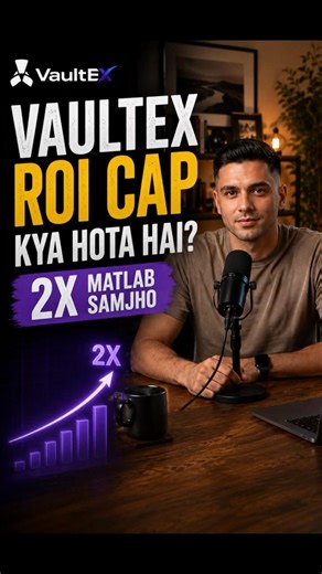 VaultEx ROI Cap Kya Hota Hai? 2x Matlab Samjho #vaultex #roi