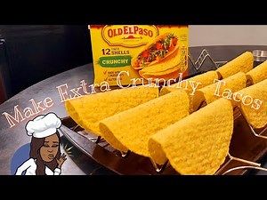 Make EXTRA CRUNCHY TACO SHELLS 🌮 for TACO TUESDAY | TACO RECIPE | TACO with GROUND BEEF 🌮
