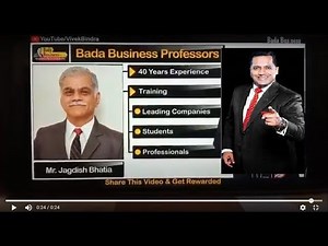 Bada Business - Vivek Bindra. I have designed Export Import course for them.