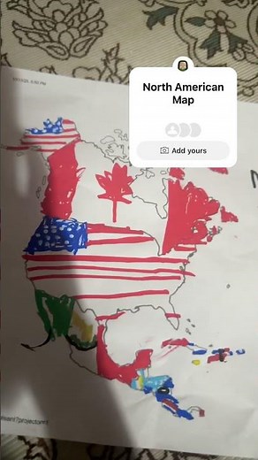 North America map