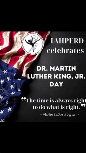IAHPERD celebrates #MLK #mlkday #martinlutherking