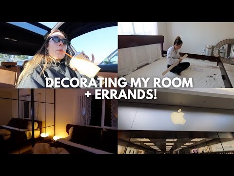 Decorating My NEW Bedroom + A Day of Errands