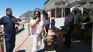 South African musical icon Vicky Sampson treated our Cableway visitors to an impromptu performance with an acoustic version of her hit song My African Dream, accompanied by the Siyabuya Marimba Band today! Video: Fazielah Williams | Table Mountain Aerial Cableway