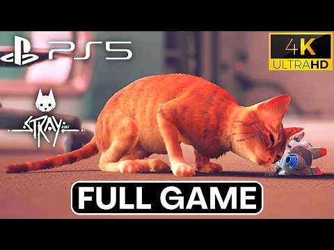 STRAY (PS5) Gameplay Walkthrough | Full Game All Cutscenes 4K 60FPS No Commentary 2022