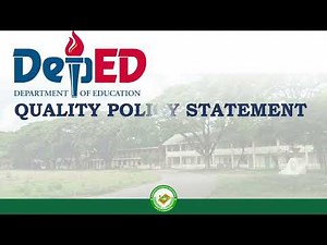 DepEd Quality Policy Statement