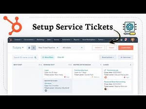 How To Set Up Service Tickets In HubSpot (Simple Support Setup)