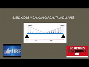 EJERCICIO DE VIGA CON CARGA DISTRIBUIDA TRIANGULAR