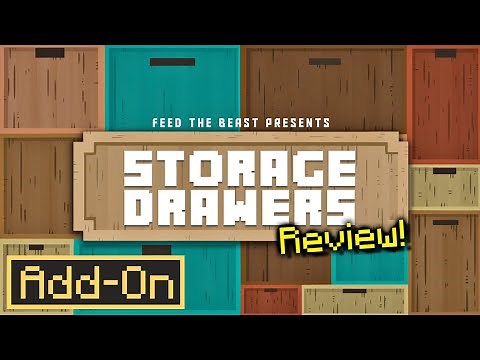 STORAGE DRAWERS ADDON: Official Minecraft Bedrock Port in-depth review!