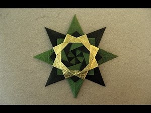 Christmas Origami Instructions: Braided Corona Star (Maria Sinayskaya)