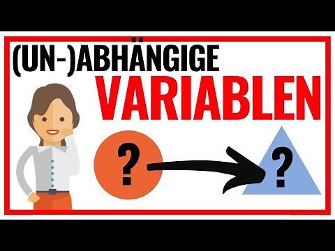 Unabhängige und abhängige Variablen (Statistik Basics) 📊