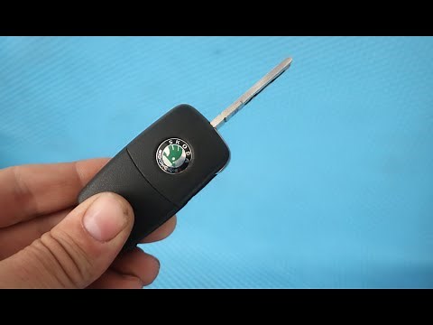 How to Replace Key Battery Skoda Fabia 2 2007-2014