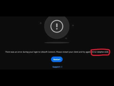 Fix Ubisoft Connect Games Dolphin-028 Error/The Division 2 Dolphin-028 Error On PC