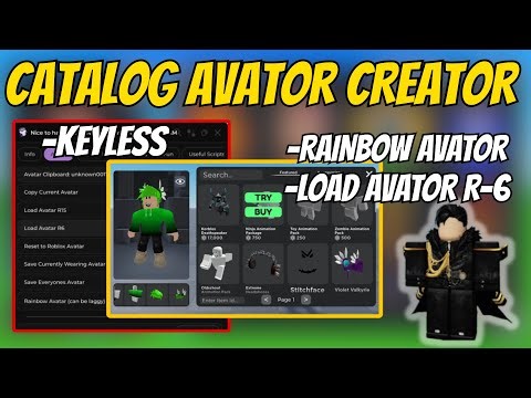 Catalog Avatar Creator Script UNDETECTED - AVATAR STEALER, RAINBOW SKIN TROLL, AUTO FARM UGC!
