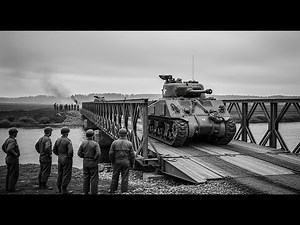 How British Engineers Built Bailey Bridge in 45 Minutes Under German fire - D-Day?