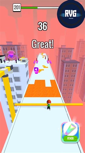 Roof Rails Level 201 - Can I Survive This? 😂🤣 NEW PLAY WIN! 🔥 #funny #ytshorts #gaming