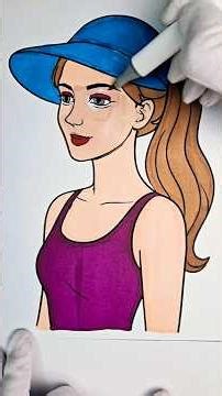 Relaxing Face Coloring ASMR #shorts #art #relaxing