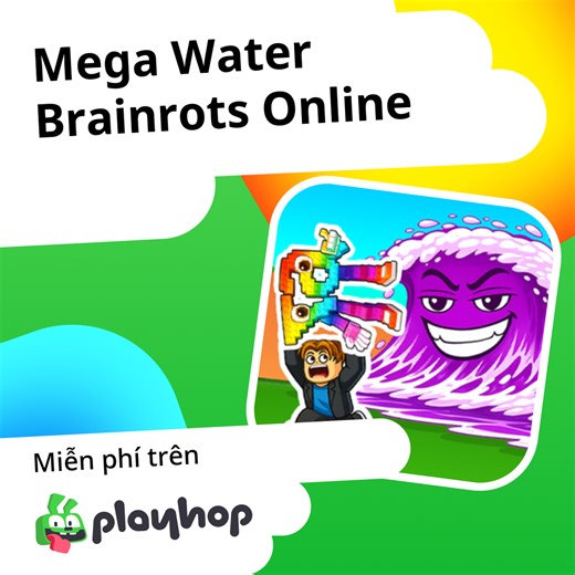 Mega Water Brainrots Online: Chơi trực tuyến miễn phí trên Playhop
