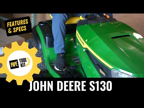 John Deere S130 Riding Lawn Mower Overview