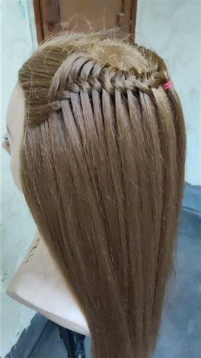 waterfall braid for girls / Trandi braid
