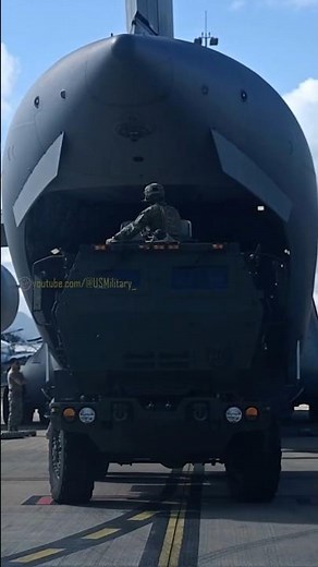 This Is Why U.S. Airmen Are the Best — HIMARS Loaded Into a C-17 in Minutes