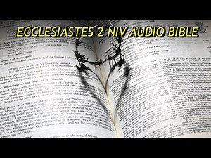 ECCLESIASTES 2 NIV AUDIO BIBLE(with text)