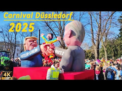 Carnival (Karnival) Parade 2025 Düsseldorf: Highlights and Festivities of Germany [4K]
