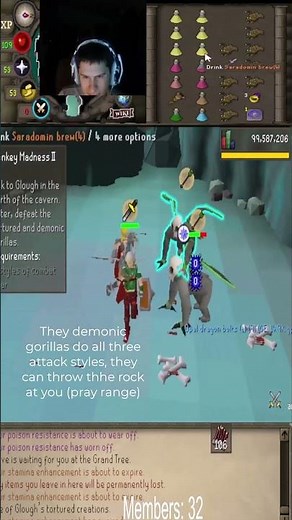 Monkey Madness II Bosses part 2 and Rewards #osrs #runescape #oldschoolrunescape