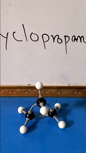 #Ethane, #Methane and #Cyclopropane #Shapes #Structures #Models