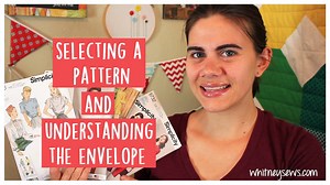 The first video in my Sewing Patterns 101 series! In this video I cover how to select the correct sewing and all the information found on the pattern envelope. What would you like to see covered in a future sewing patterns 101 video? How I organize my 300 sewing patterns - https://youtu.be/eQj4TnHzudI Subscribe on youTube for even more sewing tutorials - http://www.youtube.com/user/aglanceatmyworld?sub_confirmation=1 Want to support Whitney Sews? One easy way is by using my Amazon affiliate link